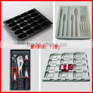 Ps Flocking Tray For Packing Kine And Fork