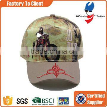 wholesale sublimation sexy girl trucker hats