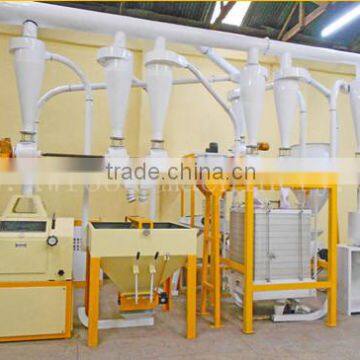 top sale 100T per 24hours maize flour milling machinery