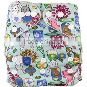 Alibaba wholesale promotional printed cloth diapers nappies