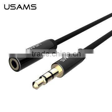 USAMS 3.5mm Jack Female to Male Earphone Headphone Stereo Audio Extension Cable Cord for Computer Speaker Phone 1M MT-5769 photo-4