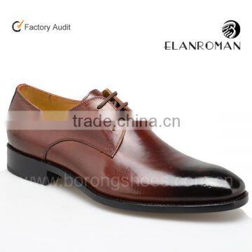 waxing cow leather goodyear handmade shoes