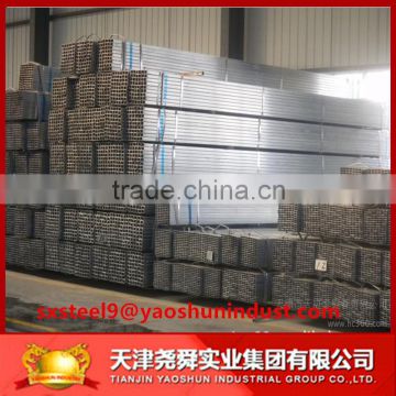 pregalvanized square rectangle steel pipe tube hollow section for steel construction