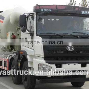 FOTON 8x4 concrete mixer truck volume is 5.88cbm at reasonable price