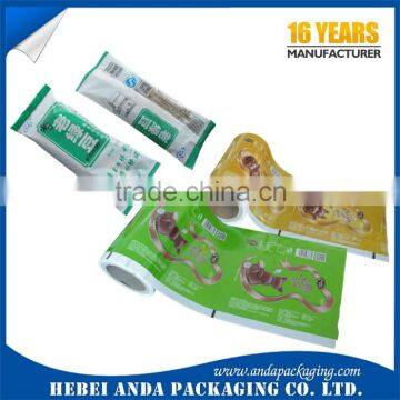 Disposable Feature Plastic Ice Cream Wrapper Film/ Popsicle Packaging Bag