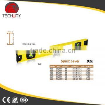 High accuracy spirit level vials