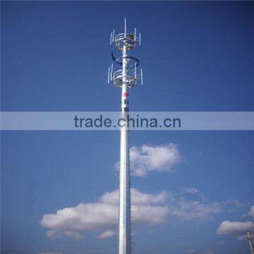 High quality self supporting Steel Tube Pole communication tower