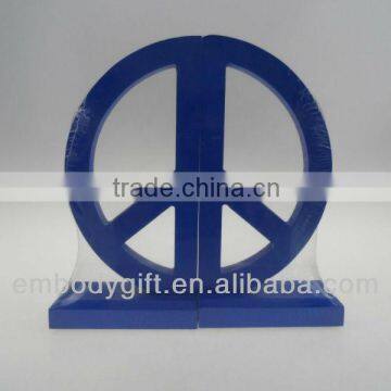Hot Sale 2014 Blue MDF Bookends