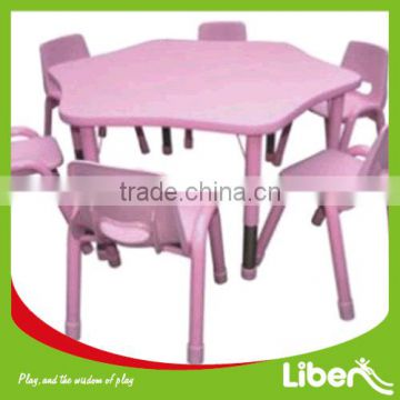 Daycare Furniture of Children Writing Study Table and Chair,School Furniture Tables and Chairs Set LE.ZY.143