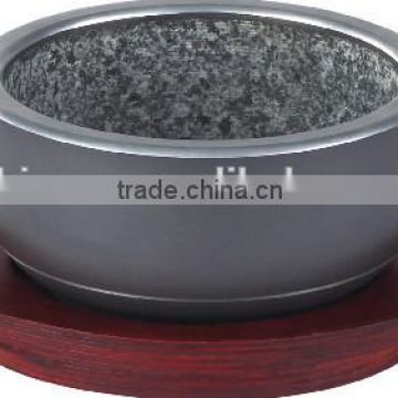 Granite stone cast aluminum bowl noodle soup