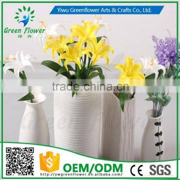 2016 Wholesale Multicolor Artificial Flowers Lily Real Touch Bouquet Wedding Bridal Home Declarative Flowers photo-6