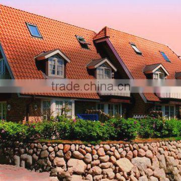 Relitop Main products stone coated metal roofing tiles for Villa