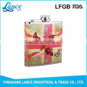 Hot sale alcohol 1-10oz mini stainless steel hip flask