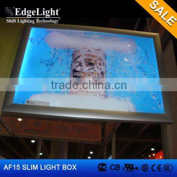 aluminous frame clip type LGP double sides LED slim light box