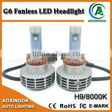 2016 New led headlight H9 all in one design 6G led headlight H9
