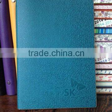 High grade pu notebook with pen and pen loop