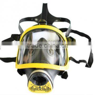 100% Silicone full face gas mask with single filter