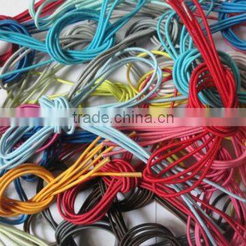 Colorful no tie round elastic shoelaces for holiday