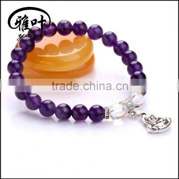 Chakra Beaded Buddha Spiritual Bracelet with 8mm Beads