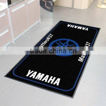 Motorcycle logo garage / bike mat