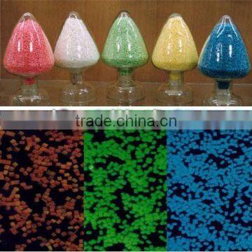 glow master batch, luminescent resin/master batch/photoluminescent PVC resin