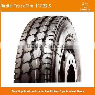 Professional 315/80r22.5 tire truck