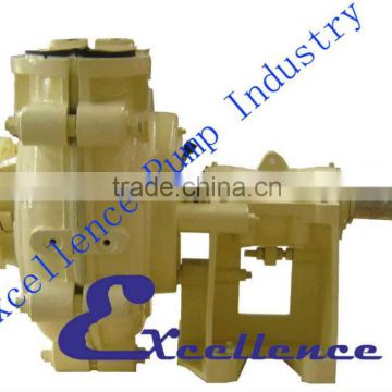 Good performance mining rubber lined slurry pump