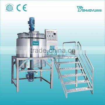 Alibaba China Supplier high quality electric heating cosmetic shampoo mixer tank