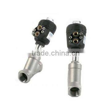 new product two ways pneumatic plastic angle valve