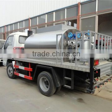 New design foton 4m3 liquid asphalt bitumen distributor truck