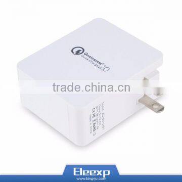 Fast High Speed Intelligent Usb Charging Station Mobile Phone 3 Usb Multi Usb AC Home Wall Charger QC 2.0 Travel Charger photo-3