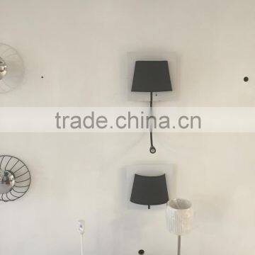CE/RoHS 2 Years Warranty 9.3w Modern Fabric and Aluminium Wall Lights photo-3