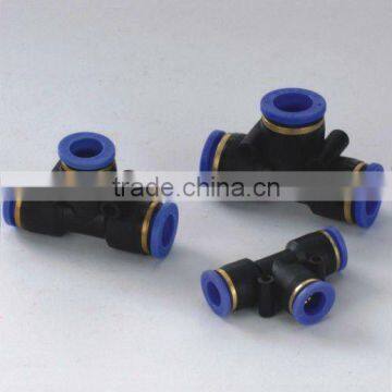 PE plastic tee for pneumatic