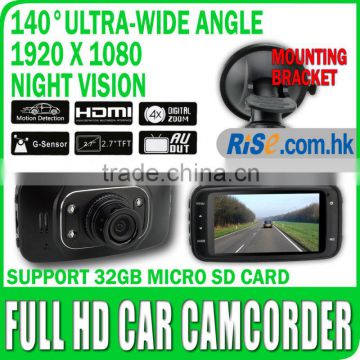 2.7" DVR Camera Dash 1080p HD Camcorder GS8000L Video HDMI G-sensor Car Recorder