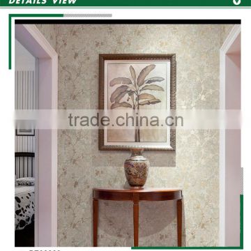 2016 printed non woven wallpaper, french scrolling wall covering for house , eye catching wall decal pattern