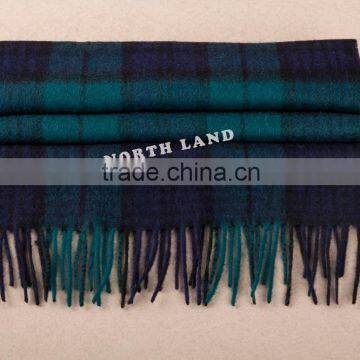 Wool Cashmere Scottish Tartan Scarf WCS14112216
