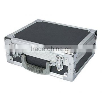 Aluminum Hard Case, Black, 13 x 11 x 5.1 Inches