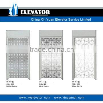 XY Elevator HAIRLINE MIRROR ETCHING Elevator Door Panel