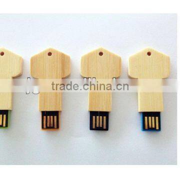 Fashional Mini Wooden Key Shape USB Flash Drive