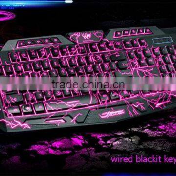 2015 Best Selling on Amazon Wired Back Lighting Keyboard for Computer photo-5