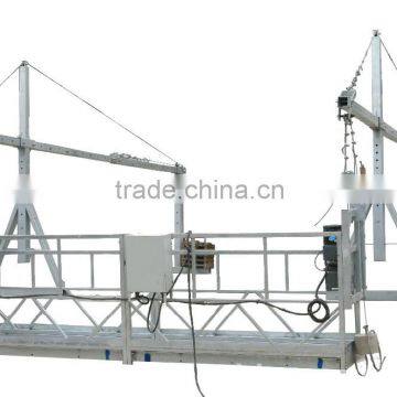 Construction swing stage equipment zlp series powered platform with LTD63 hoist Construction Gondola