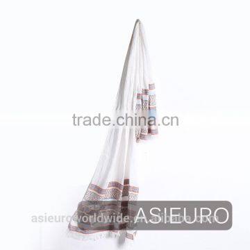 European Fashion Yarn Dyed Scarf for Ladies, BSCI and Sedex