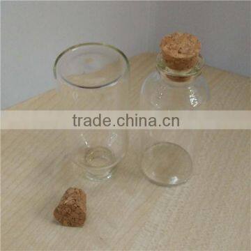 Custom Glass Bottle With Wood Cork,small Glass Bottle photo-4