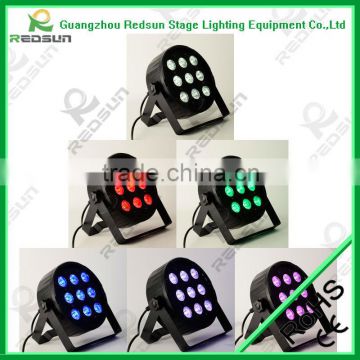 Newest and lowest price!!! 100W 9pcs professional stage 4in1 RGBW Flat Par Light