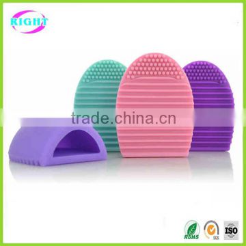 silicone egg makeup brush cleaner