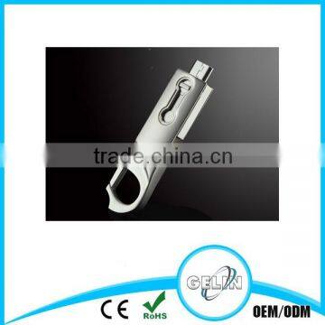 Key Chain and Usb Flash Drive Double Use Aluminum Material Usb 2.0 photo-2