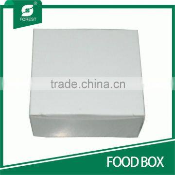 FOOD GRADE WHITE CARDBOARD BOX FOR FOOD PACKING CAKES Quality Choice