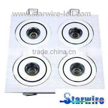 12W square recessed led downlight