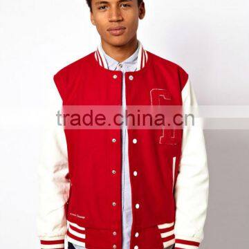 Amreican campus plain letterman jacket