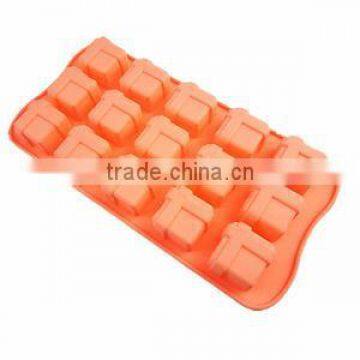 new design square silicone chocolate mold